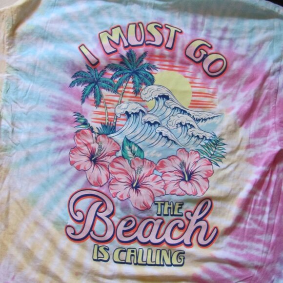 BENNY & BELLE BEACH TIE DYED TSHIRT NWT - Picture 5 of 10